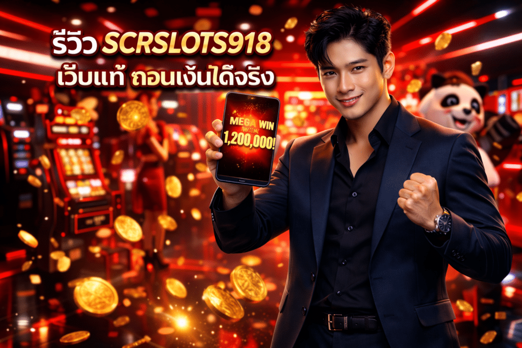 รีวิว SCRSLOTS918 เว็บแท้ ถอนเงินได้จริง เงื่อนไขเข้าใจง่าย